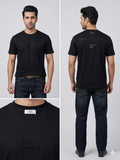 ATFS Atkinson Black Tonal Embroidered Graphic T-Shirt