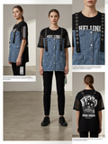 Helling Denim Cargo Vest & Kyoto Graphic Tee Set – TRY ME Exclusive