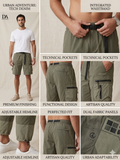 Urban Adventure Tech Denim Cargo Shorts – Denim Artifacts