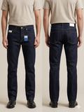 Navy Blue Premium  Straight Denim Jeans – TRY ME