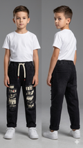 Kids Gallery Dept Distressed Graphic Jogger Jeans – TRY ME Exclusive